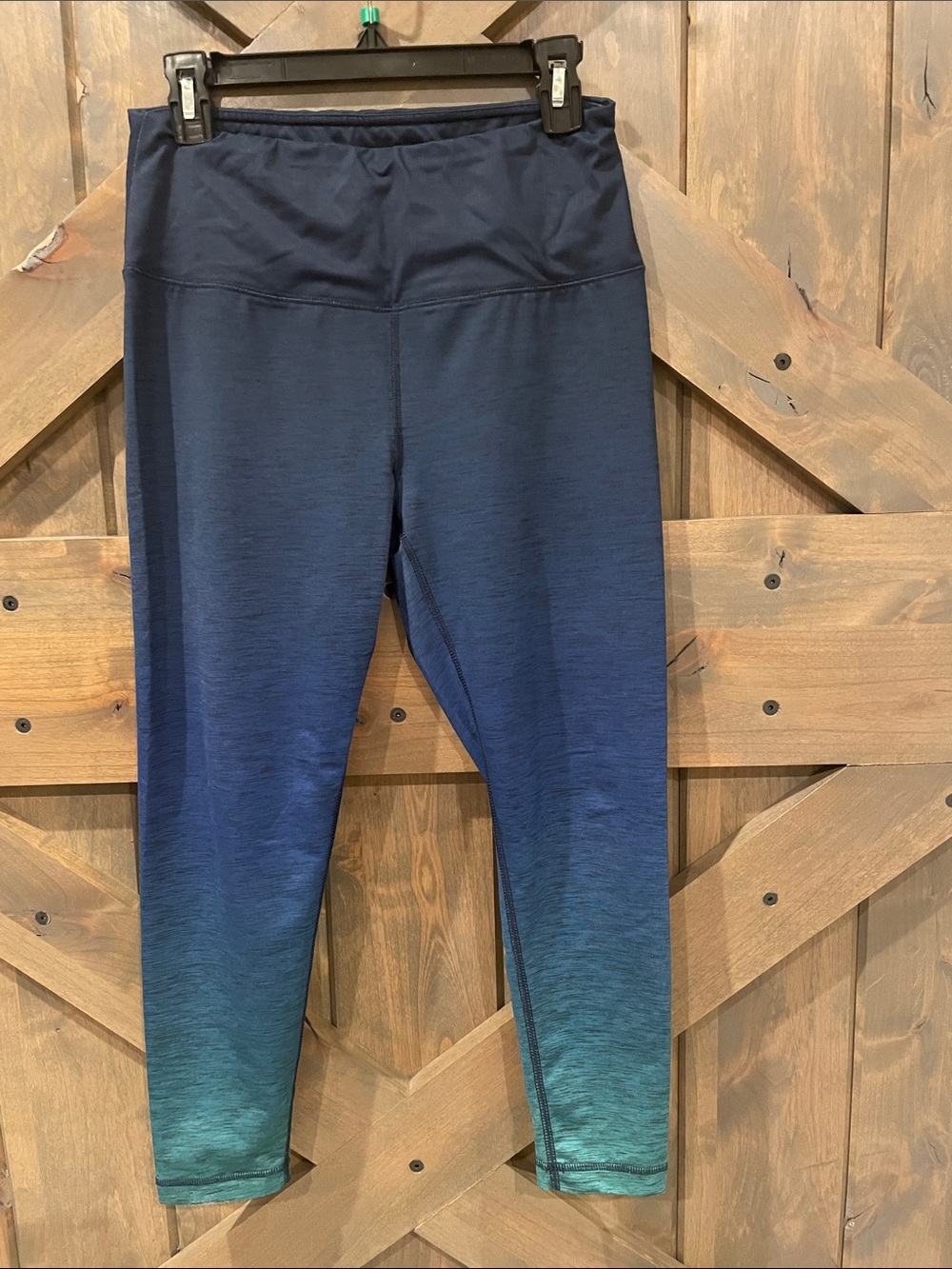 Women’s Reebok Navy to Teal Ombre Active Leggings